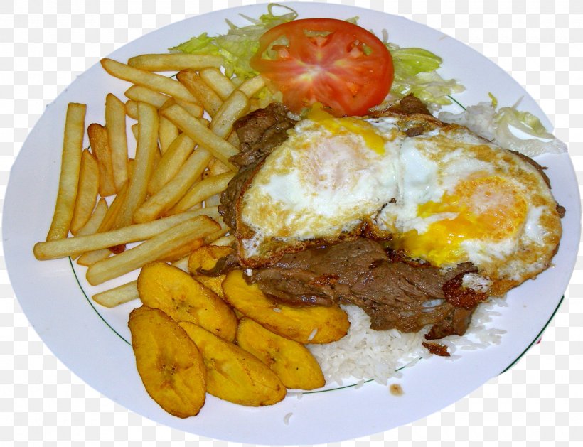 French Fries Chicken Fried Steak Full Breakfast Peruvian Cuisine Lomo A Lo Pobre, PNG, 1600x1229px, French Fries, American Food, Arroz Chaufa, Beefsteak, Breakfast Download Free