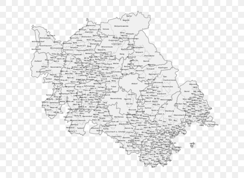 Oberamt Ravensburg Landvogtei Schwaben Map, PNG, 680x600px, Oberamt Ravensburg, Area, Black And White, Drawing, Highway M04 Download Free