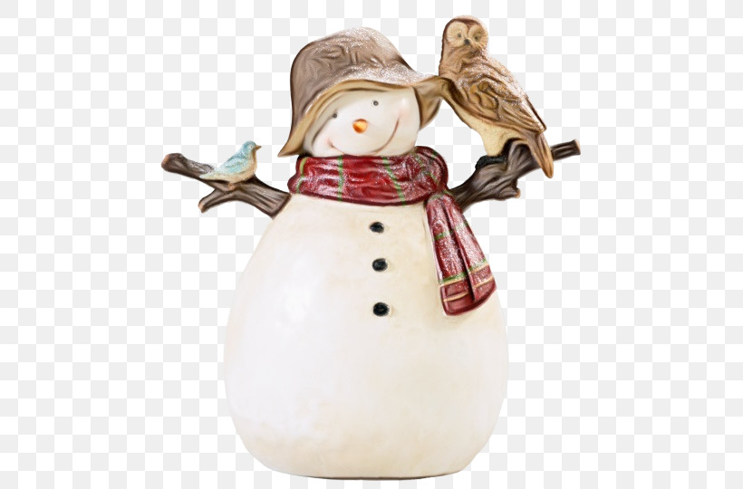 Snowman, PNG, 540x540px, Watercolor, Angel, Figurine, Paint, Snowman Download Free