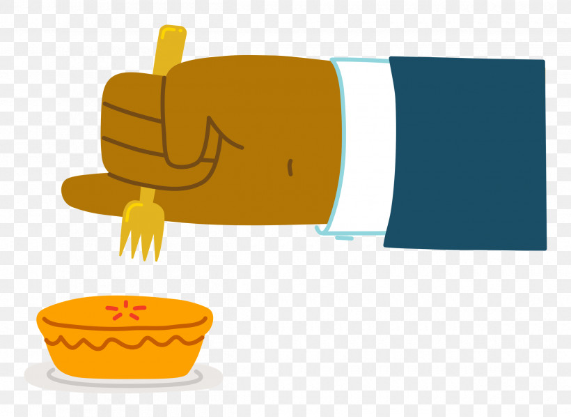 Hand Holding Pie Hand Pie, PNG, 2500x1824px, Hand, Cartoon, Meter, Pie, Yellow Download Free