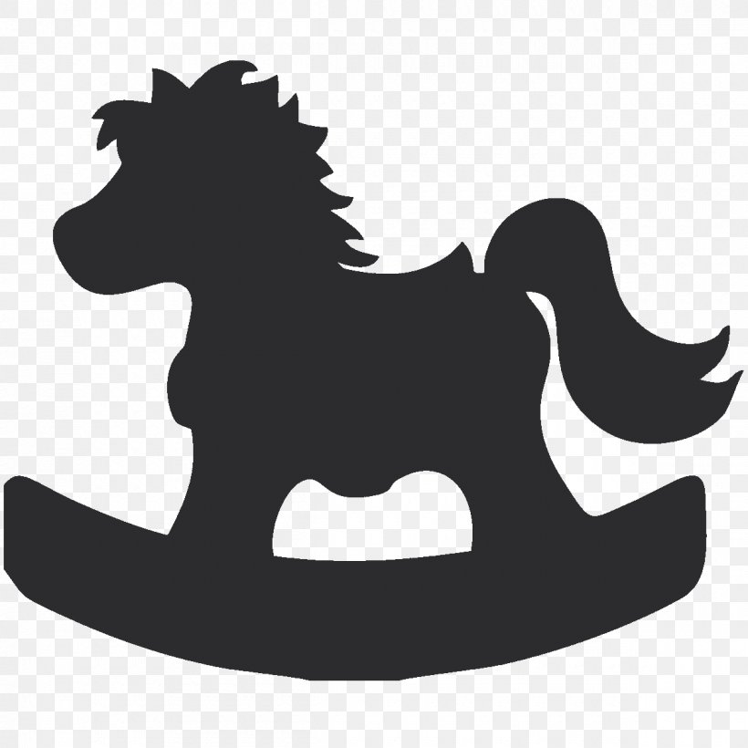 Rocking Horse Silhouette Clip Art, PNG, 1200x1200px, Horse, Black, Black And White, Carnivoran, Cat Like Mammal Download Free