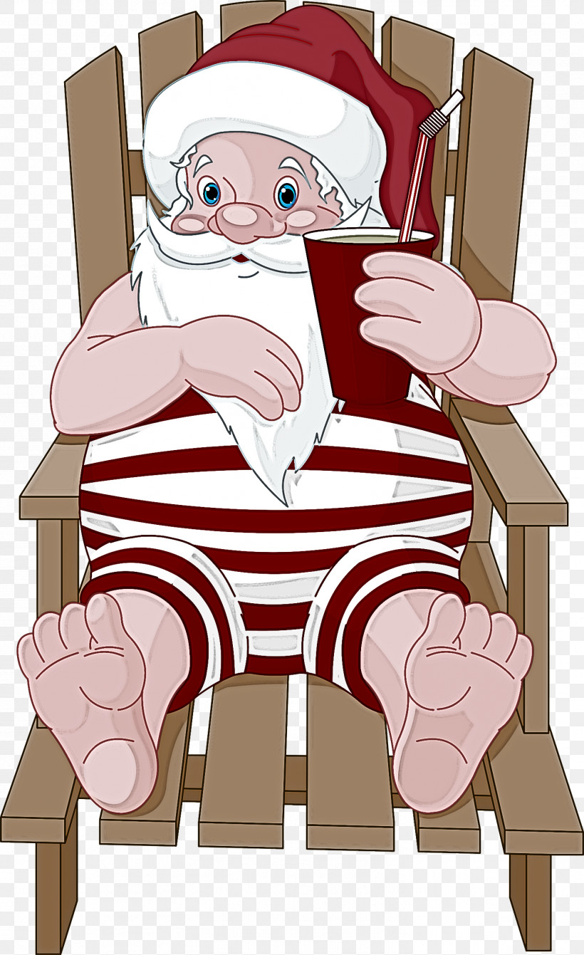 Santa Claus, PNG, 1467x2400px, Cartoon, Chair, Facial Hair, Lap, Reading Download Free