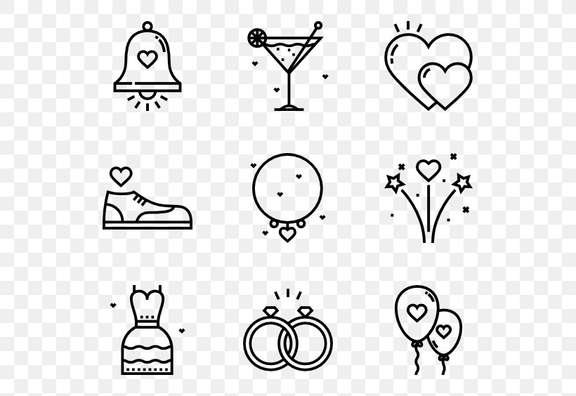 Wedding Happy, PNG, 600x564px, Wedding, Blackandwhite, Happy, Line Art, Marriage Download Free