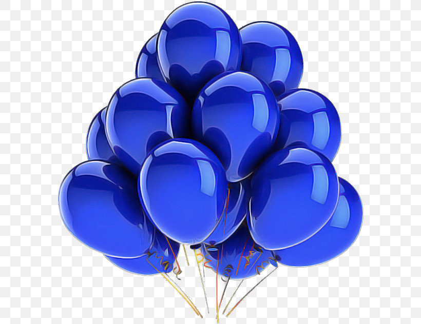 Blue Cobalt Blue Balloon Flower Party Supply, PNG, 600x632px, Blue, Balloon, Cobalt Blue, Electric Blue, Flower Download Free
