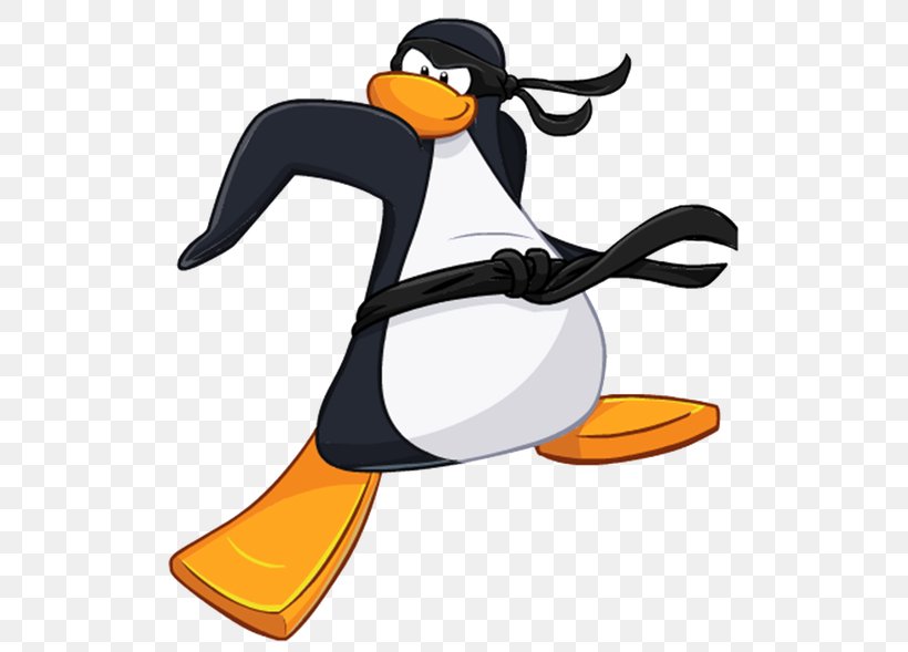Club Penguin Ninja Jujutsu Dojo, PNG, 604x589px, Penguin, Beak, Bird, Club Penguin, Dojo Download Free