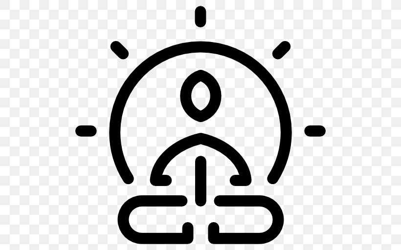 Meditation, PNG, 512x512px, Meditation, Area, Black And White, Sport, Symbol Download Free