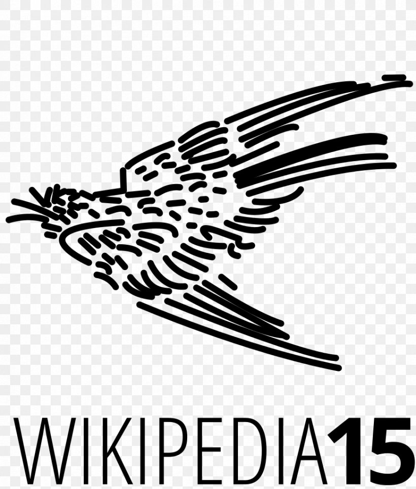 Finnish Wikipedia Clip Art, PNG, 869x1023px, Wikipedia, Beak, Bird, Black And White, English Wikipedia Download Free