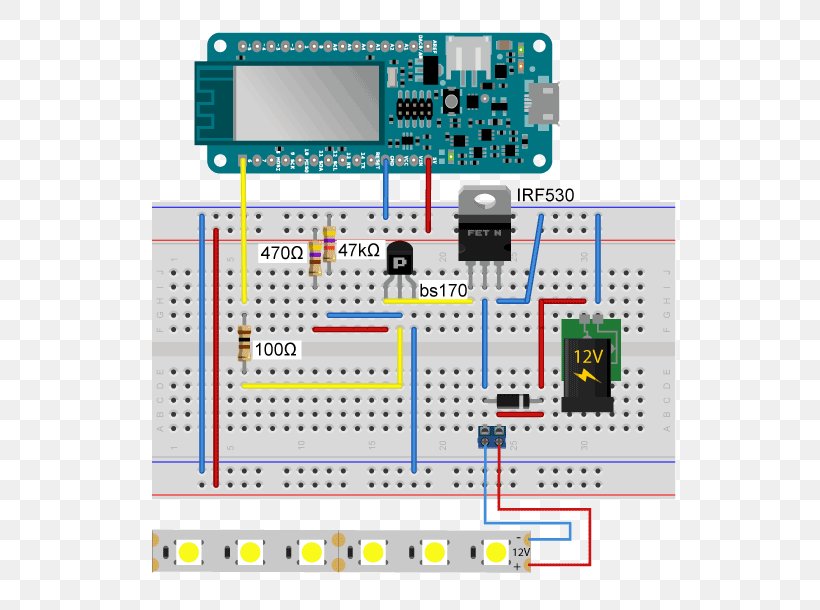 Microcontroller Arduino Breadboard Electronics Light-emitting Diode, PNG, 800x610px, Microcontroller, Arduino, Breadboard, Circuit Component, Circuit Prototyping Download Free