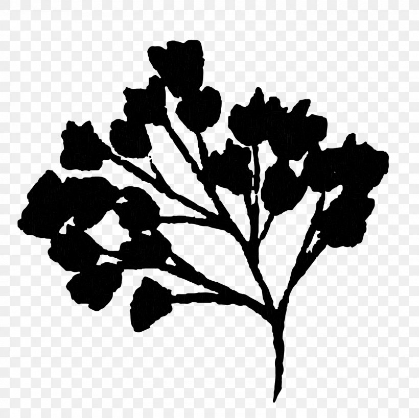 Silhouette Plant Stem Black Leaf Branching, PNG, 1600x1599px, Silhouette, Black, Blackandwhite, Botany, Branch Download Free