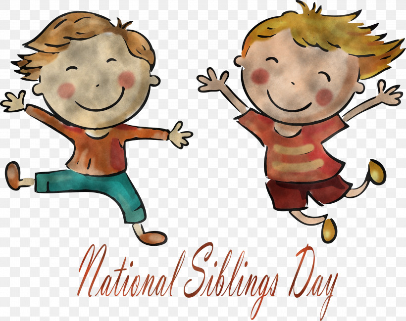 Siblings Day Happy Siblings Day National Siblings Day, PNG, 3000x2378px, Siblings Day, Cartoon, Child, Happy, Happy Siblings Day Download Free