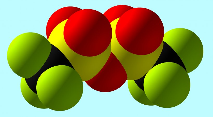 Trifluoromethanesulfonic Anhydride Molecule Organic Acid Anhydride Graphics Triflic Acid, PNG, 3327x1842px, Trifluoromethanesulfonic Anhydride, Ball, Chemical Formula, Fruit, Green Download Free