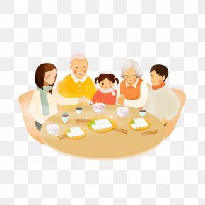 dinner table with food clipart no background