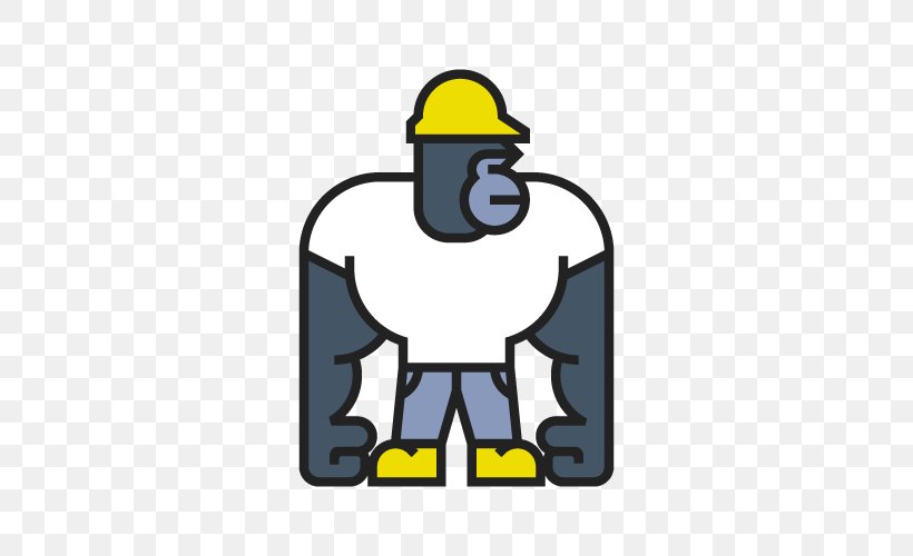 Architectural Engineering Gorilla Mascot Renovation Clip Art, PNG, 500x500px, Architectural Engineering, Animal, Cartoon, Countertop, Fictional Character Download Free