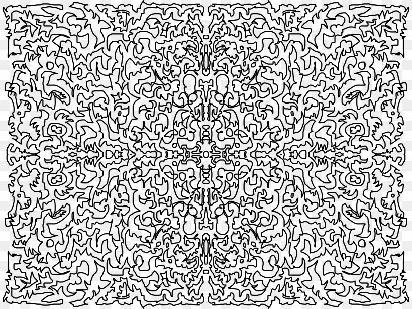 Symmetry Line Art Point Pattern, PNG, 6400x4800px, Symmetry, Area, Black And White, Line Art, Monochrome Download Free
