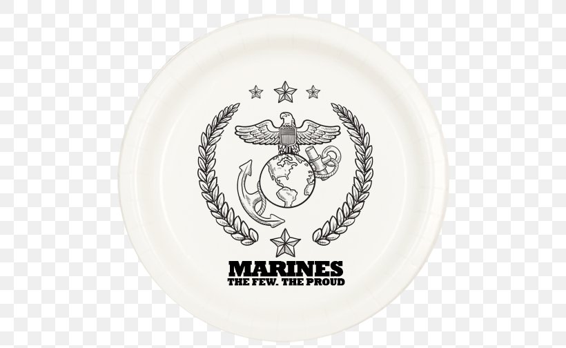 United States Marine Corps Rank Insignia Marines Eagle, Globe, And Anchor, PNG, 504x504px, United States, Corps, Dishware, Eagle Globe And Anchor, Enlisted Rank Download Free