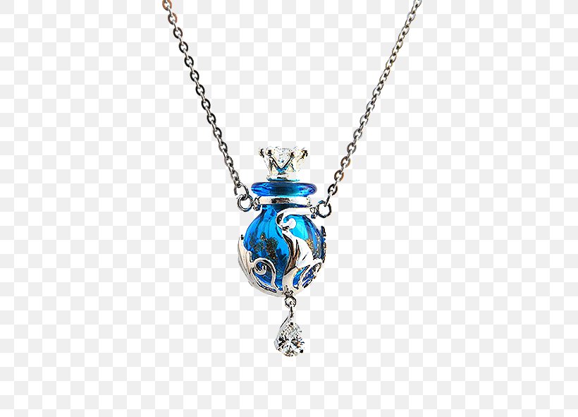 Yiwu Locket Necklace Pendant Bottle, PNG, 591x591px, Yiwu, Blue, Body Jewelry, Bottle, Chain Download Free