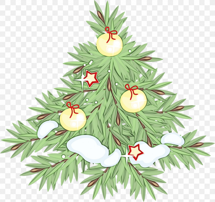 Christmas Tree, PNG, 1280x1202px, Watercolor, Christmas Decoration, Christmas Ornament, Christmas Tree, Colorado Spruce Download Free