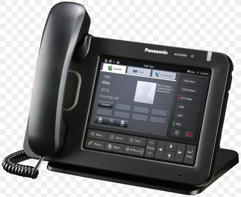 Panasonic Business Telephone System VoIP Phone Session Initiation Protocol, PNG, 1642x1346px, Panasonic, Business Telephone System, Communication, Communication Device, Corded Phone Download Free