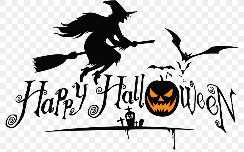 Halloween Saying Quotation Jack-o'-lantern Clip Art, PNG, 1600x998px, Halloween, Art, Black And White, Brand, Cartoon Download Free