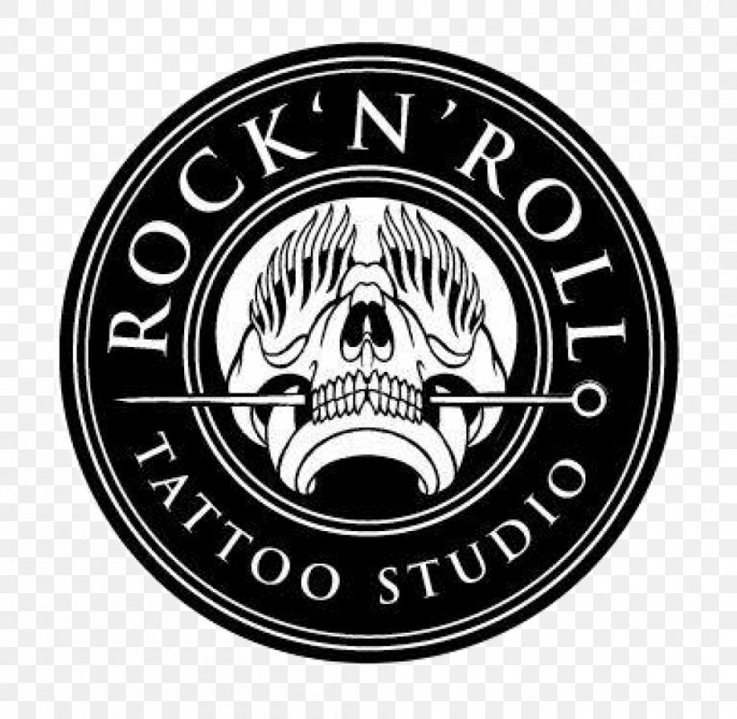 Rock'n'Roll Tattoo And Piercing Gdańsk Tattoo Artist Body Piercing, PNG, 1000x976px, Tattoo, Badge, Black And White, Body Piercing, Brand Download Free
