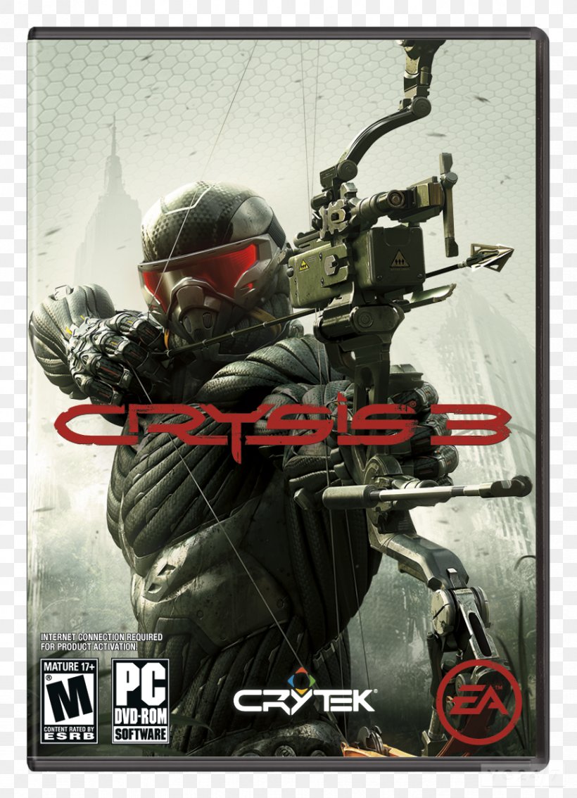 Crysis 3 Crysis 2 Dead Space 3 Xbox 360 Electronic Arts, PNG, 867x1200px, Crysis 3, Air Gun, Crysis, Crysis 2, Crytek Download Free
