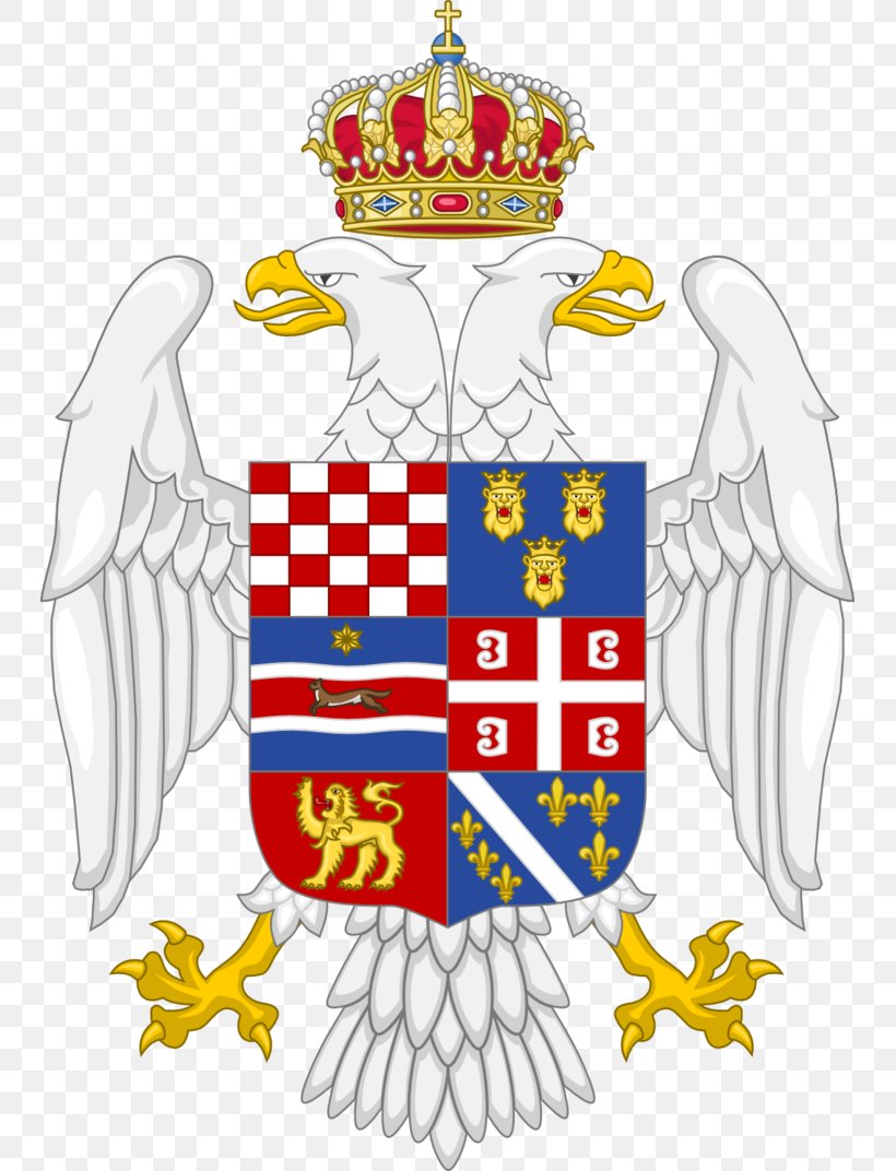 Kingdom Of Yugoslavia Kingdom Of Serbia Kingdom Of Croatia Coat Of Arms, PNG, 745x1072px, Kingdom Of Yugoslavia, Art, Artwork, Balkans, Beak Download Free