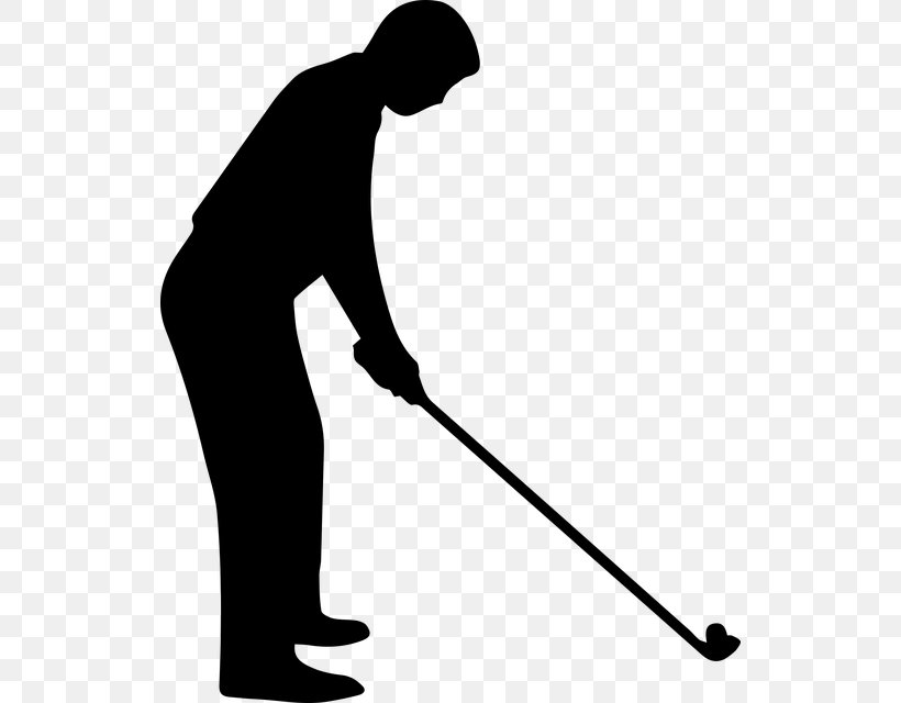 Golf Stroke Mechanics Silhouette Golfer Clip Art, PNG, 528x640px, Golf, Area, Baseball Equipment, Black, Black And White Download Free