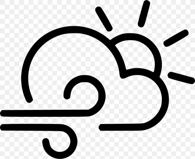 Weather Forecasting Wind Cloud Clip Art, PNG, 980x804px, Weather Forecasting, Area, Black And White, Brand, Cloud Download Free