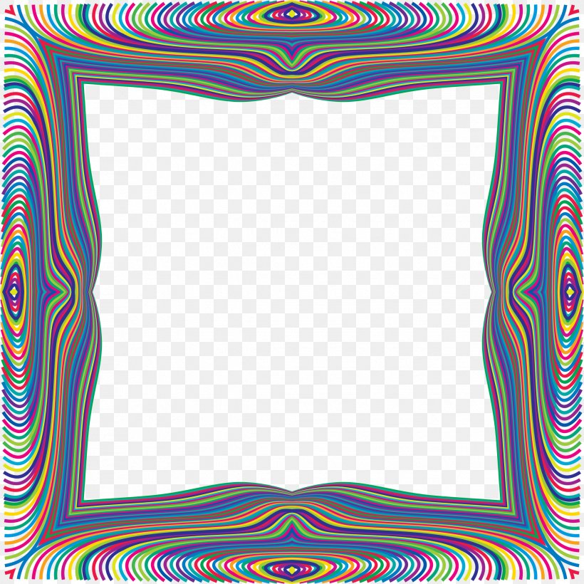 Borders And Frames Picture Frames Wave Clip Art, PNG, 2328x2328px, Borders And Frames, Area, Color, Geometry, Picture Frame Download Free