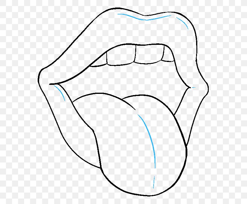 Drawing Tooth Mouth Tongue Lip, PNG, 680x678px, Watercolor, Cartoon,  Flower, Frame, Heart Download Free