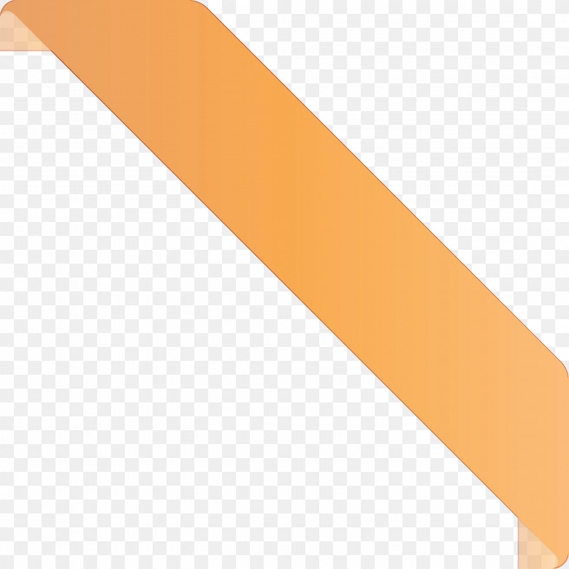 Orange, PNG, 2900x2900px, Bookmark Ribbon, Beige, Line, Material Property, Orange Download Free