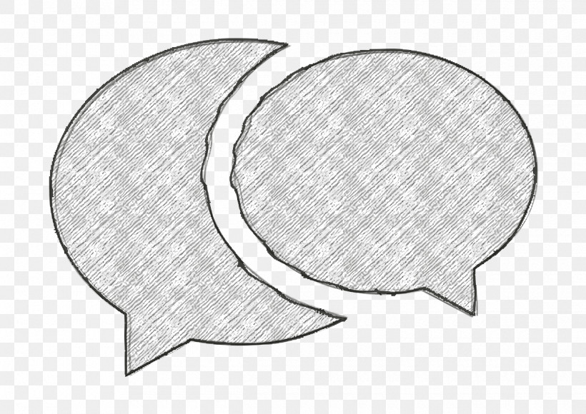 Social Icon Two Overlapping Speech Bubbles Icon IOS7 Premium Fill 2 Icon, PNG, 1240x878px, Social Icon, Black, Black And White, Chat Icon, Chemical Symbol Download Free