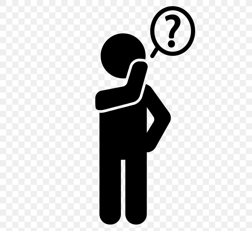Question Mark Thought, PNG, 750x750px, Question Mark, Area, Avatar, Black And White, Communication Download Free