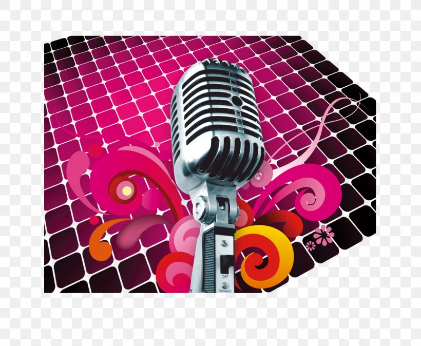 Microphone Sound Graphic Design, PNG, 1468x1208px, Watercolor, Cartoon, Flower, Frame, Heart Download Free
