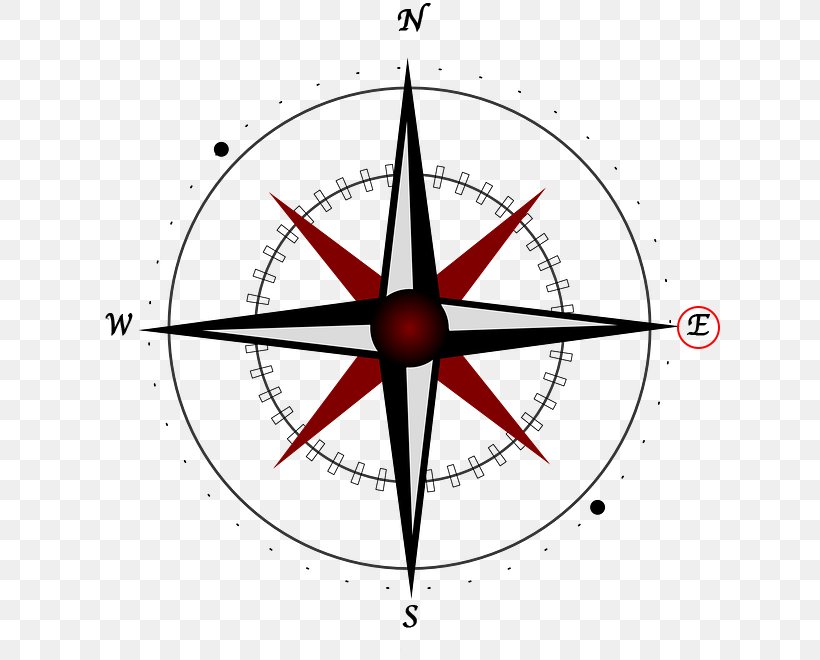 North Cardinal Direction Map Compass Rose, PNG, 653x660px, North, Area, Black And White, Cardinal Direction, Cartography Download Free
