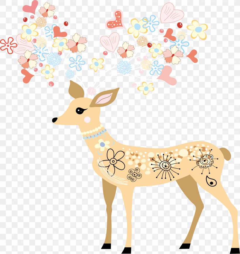 Paper Window Wall Decal Polyvinyl Chloride Sticker, PNG, 2582x2739px, Paper, Adhesive, Antler, Decal, Deer Download Free