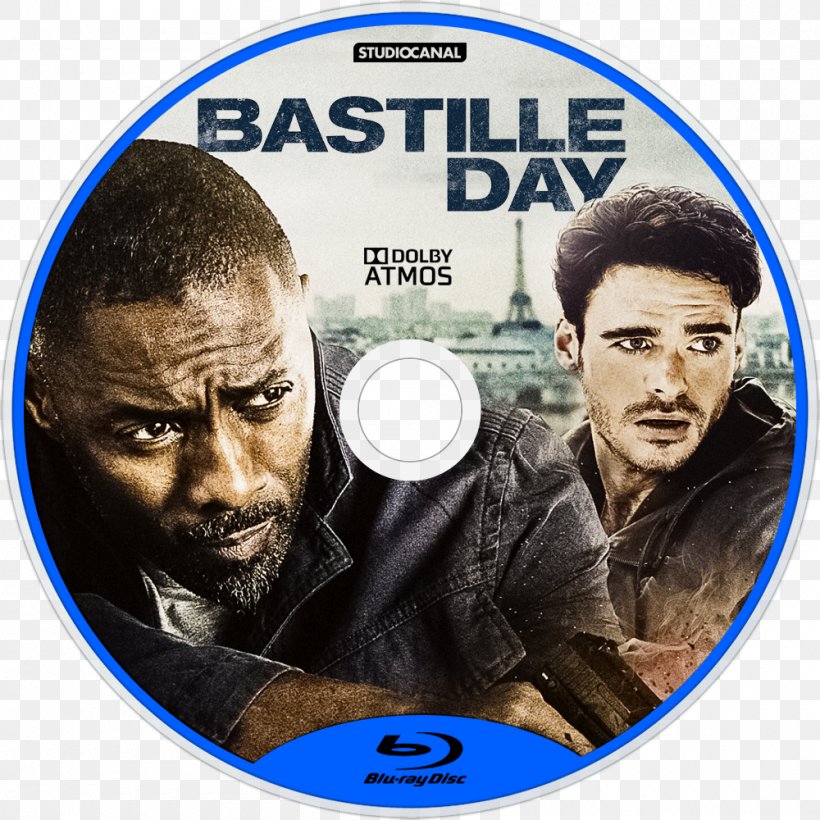 Idris Elba Richard Madden Bastille Day France Film, PNG, 1000x1000px, Idris Elba, Actor, Album Cover, Bastille Day, Cinema Download Free