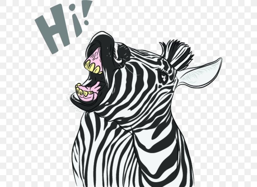 Cartoon Zebra Royalty-free Clip Art, PNG, 600x598px, Cartoon, Black And White, Drawing, Fauna Of Africa, Fictional Character Download Free