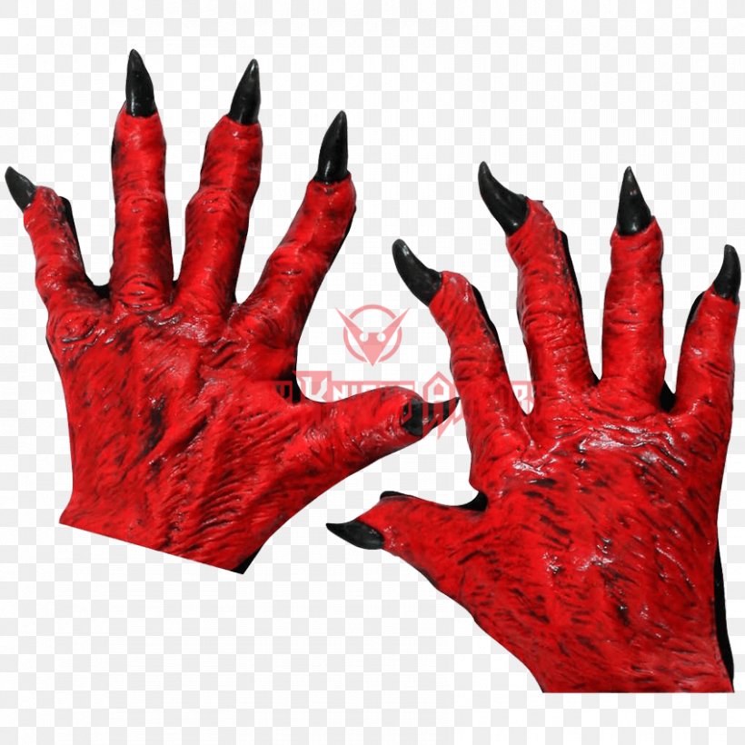 Devil Glove Demon Mask Costume, PNG, 850x850px, Devil, Costume, Demon, Disguise, Evil Download Free