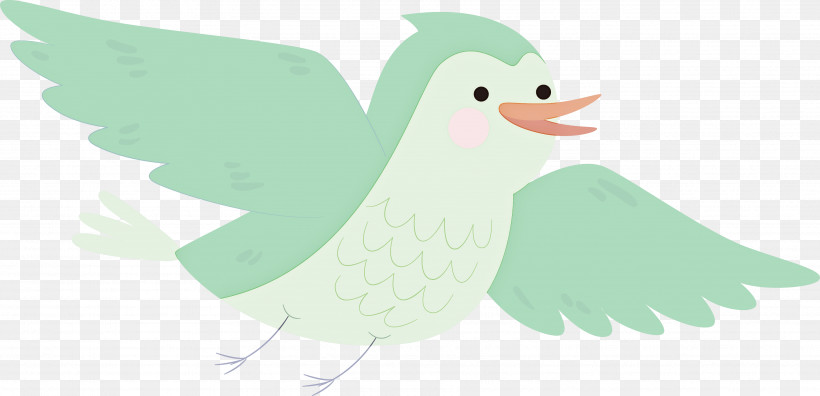 Feather, PNG, 3634x1758px, Cartoon Bird, Beak, Bird Migration, Birds, Cartoon Download Free