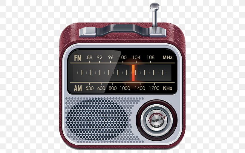 Radio Alarm Clocks Royalty-free FM Broadcasting, PNG, 512x512px, Radio, Alarm Clocks, Communication Device, Digital Clock, Drawing Download Free