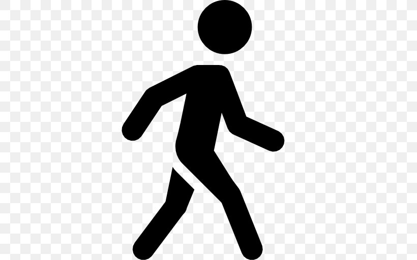 Walking Clip Art, PNG, 512x512px, Walking, Area, Arm, Black, Black And White Download Free