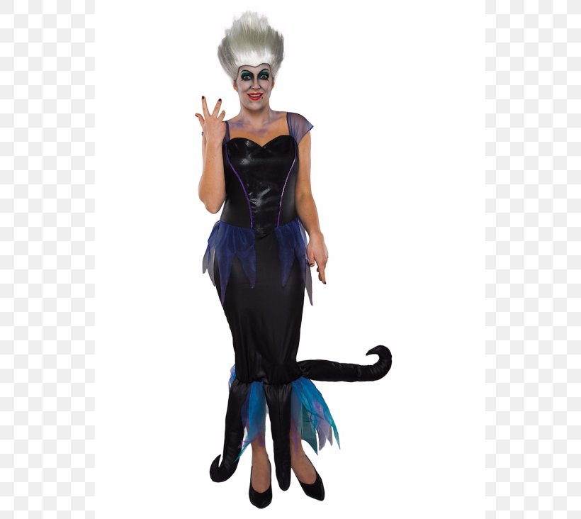 Halloween Costume Ursula Clothing Cruella De Vil, PNG, 703x732px, Watercolor, Cartoon, Flower, Frame, Heart Download Free