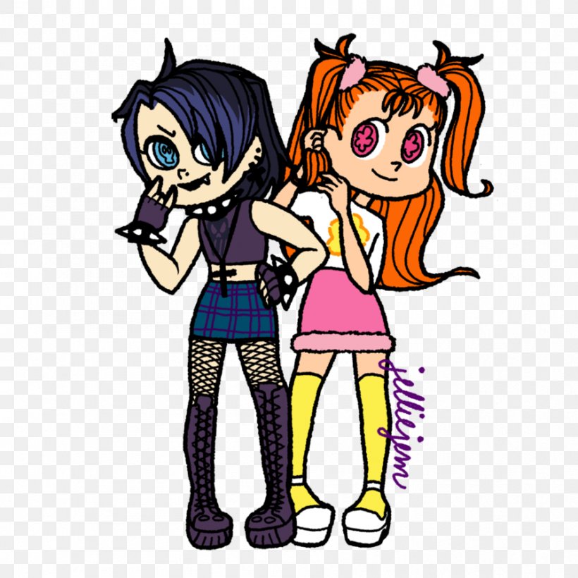 Hi Hi Puffy AmiYumi, PNG, 894x894px, Watercolor, Cartoon, Flower, Frame, Heart Download Free