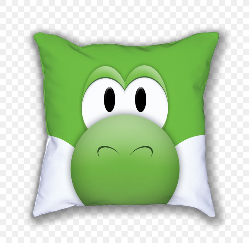 Throw Pillows Yoshi Nintendo Archives Textile, PNG, 800x800px, Pillow, Grass, Green, Mario, Mario Series Download Free