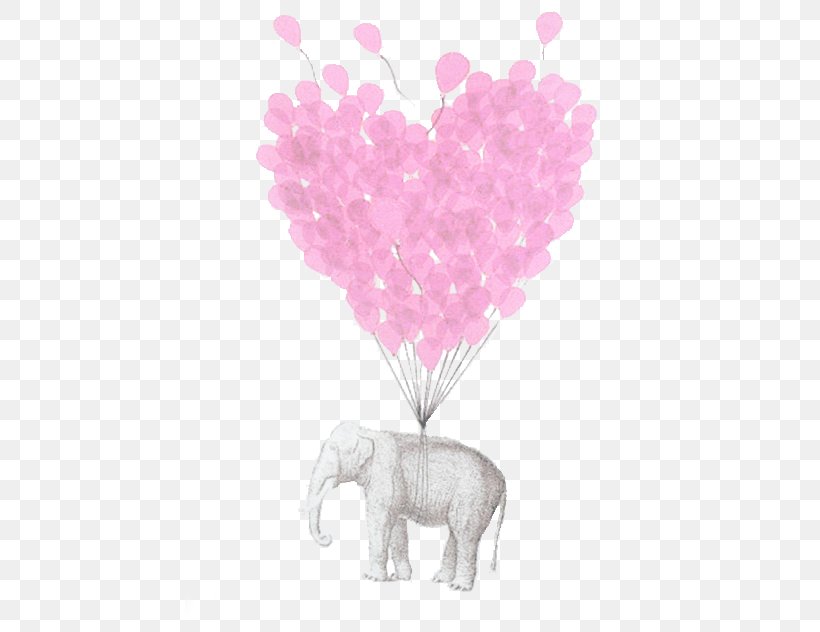 Cute Pets Balloon Elephant Download Google Images, PNG, 450x632px, Watercolor, Cartoon, Flower, Frame, Heart Download Free