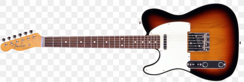 Electric Guitar Fender Telecaster Custom Fender Stratocaster Acoustic Guitar, PNG, 2400x811px, Electric Guitar, Acoustic Electric Guitar, Acoustic Guitar, Acousticelectric Guitar, Bridge Download Free