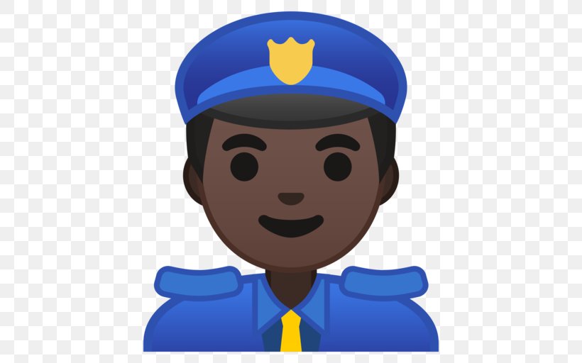 Police Officer Emoji Dark Skin Light Skin, PNG, 512x512px, Police Officer, Boy, Cap, Cartoon, Communication Download Free
