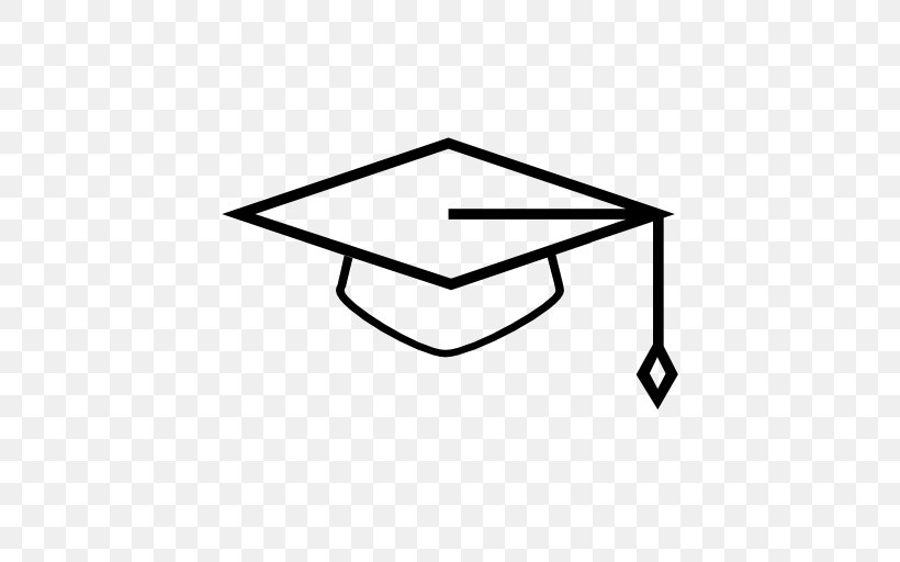 Square Academic Cap Graduation Ceremony Hat Clip Art, PNG, 512x512px, Square Academic Cap, Academic Degree, Area, Bachelor S Degree, Black And White Download Free