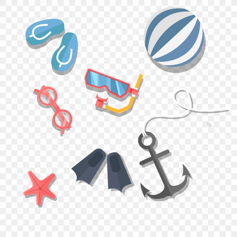 Beach Summer Clip Art, PNG, 3125x3125px, Beach, Brand, Fashion Accessory, Logo, Summer Download Free